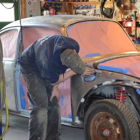 73 Super Beetle Prepping