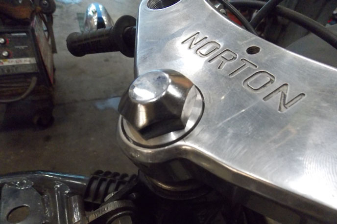 Custom Work Triton Motorcycle