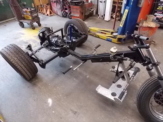 Restoring the VW Trike frame