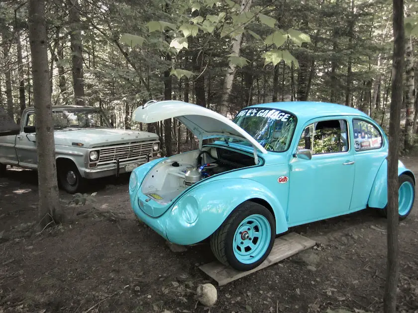 Air cooled VW repair 1973 Super Beetle Hill Climb Race car (7) Air cooled VW repair