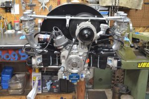An engine for a racing beetle The Rutan engine racing beetle The Rutan engine
