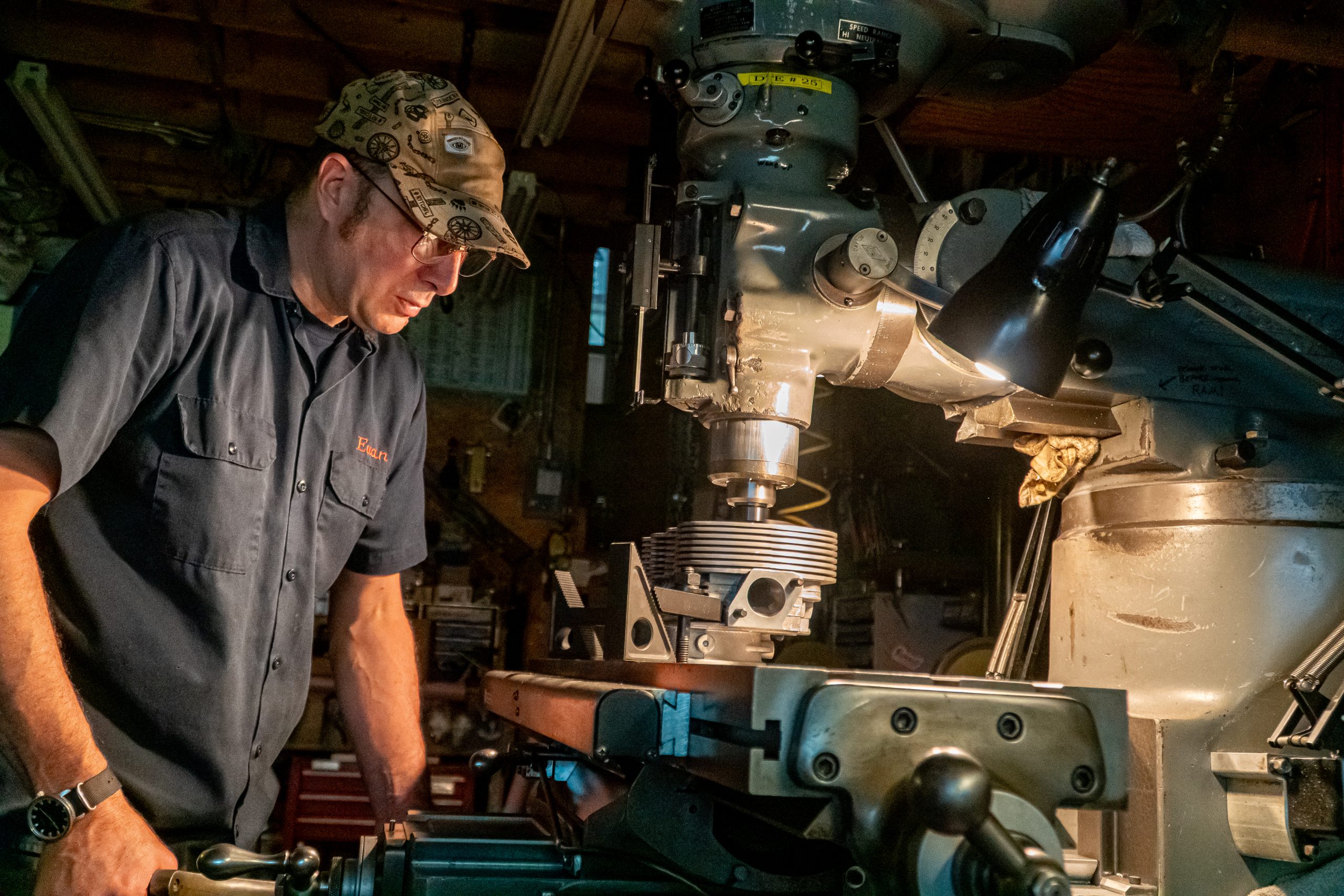 Machine shop in Vermont Big E's Garage